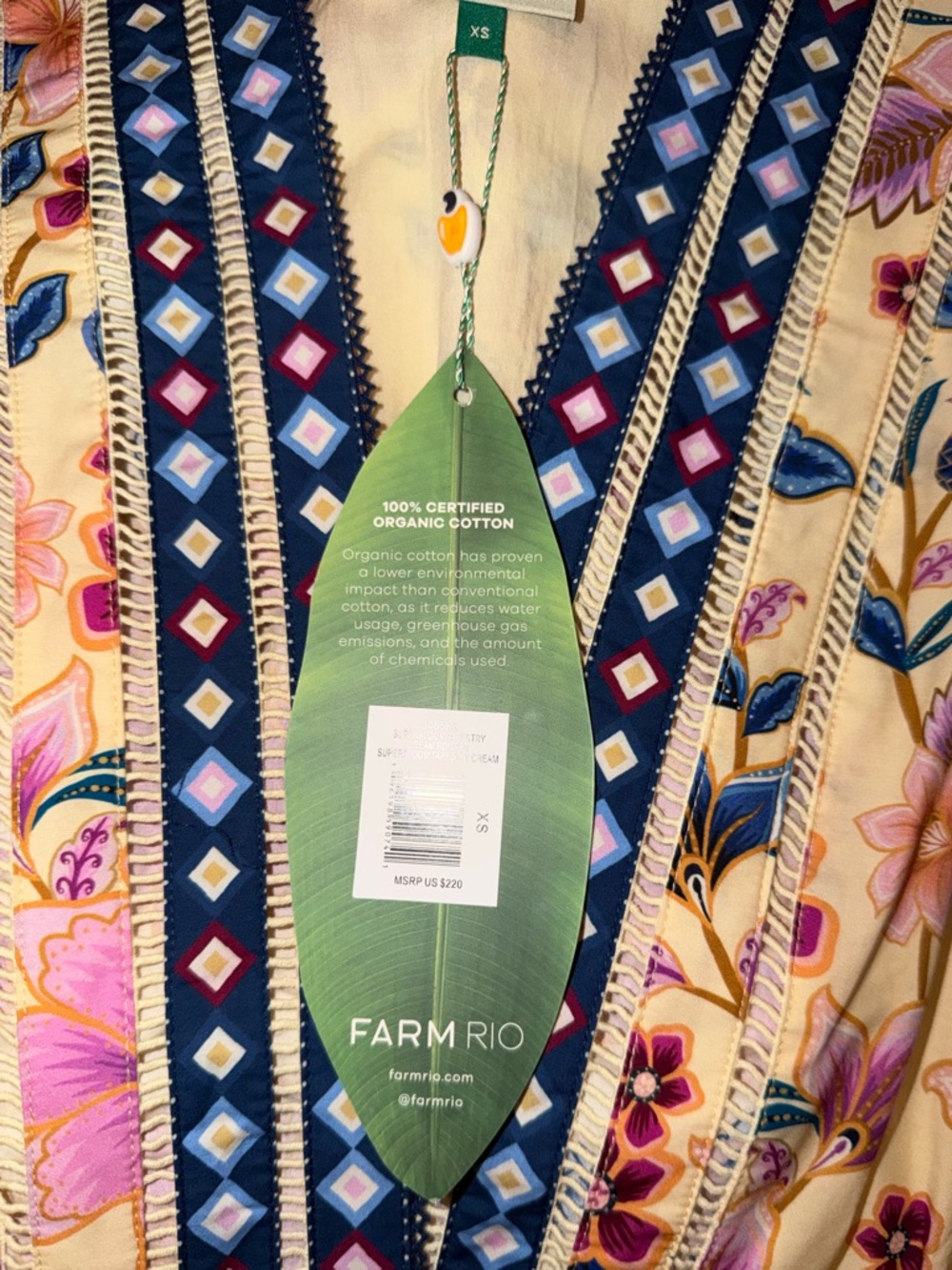 NWT FARM Rio Super-bloom Tapestry Romper - Picture 3 of 3